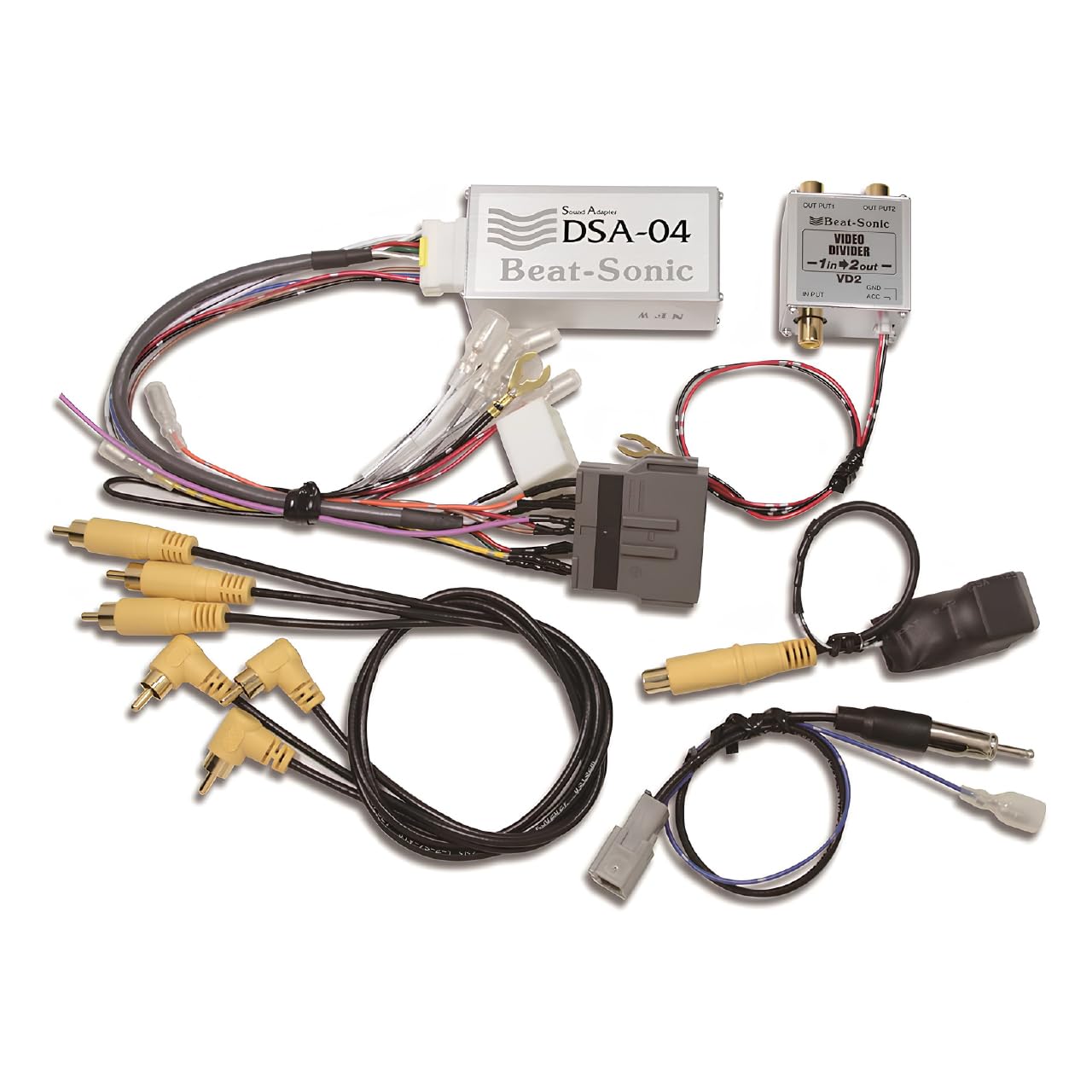 

Sound Adapter for Delica D5 with option navigation and Rockford Fosgate Premium Sound Beat-Sonic manufacturer s DSA-04 чорний