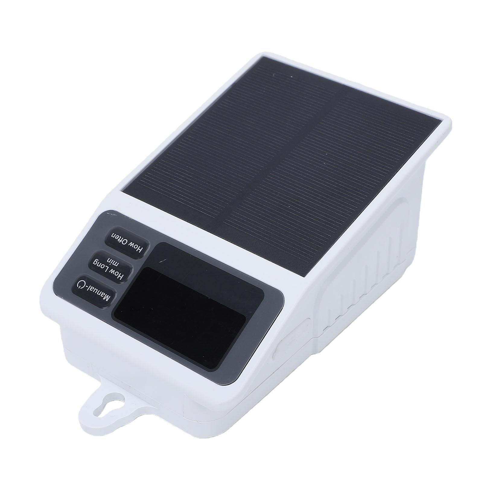 

33FT Watering Timer Solar Powered Precise Irrigation Automatic Watering Controller for Garden Plants Indoor Outdoor US