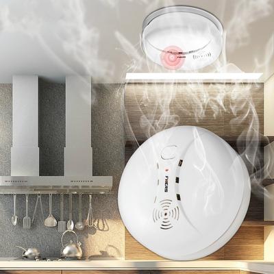 Wireless Smoke Detector Independent Anti-Fire Smoke Sensor Alarm Over 85db For Wifi GSM Home Securit