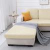 Sofa Seat Cover, Velvet, Cream 50-65Cm