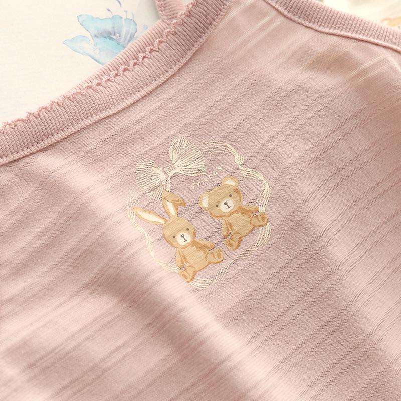 Girls' Japanese Style Summer Sleeveless Cotton Camisole