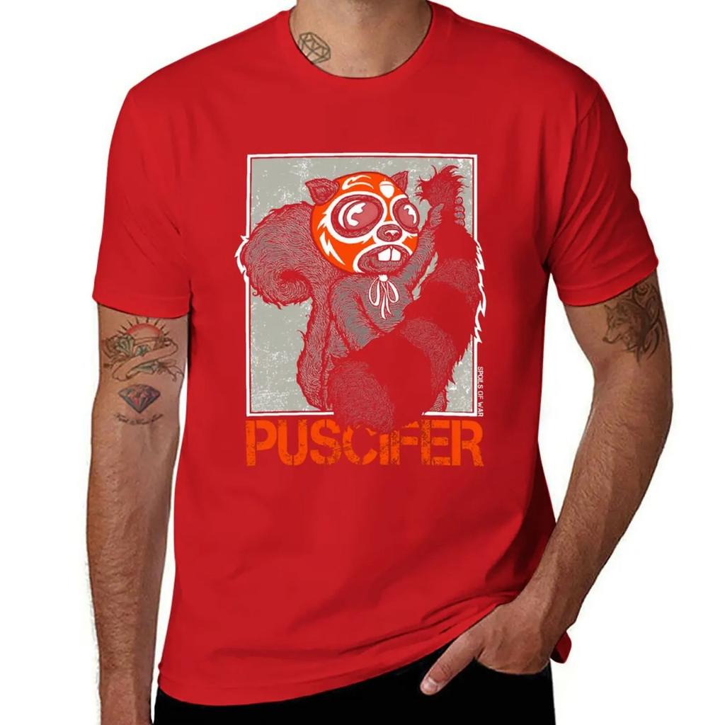 Puscifer animal naughty art T-Shirt summer top quick-drying quick drying plus size men clothing