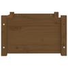 Vidaxl Dog Bed, Honey Brown, 55.5X45.5X28 Cm, Pine