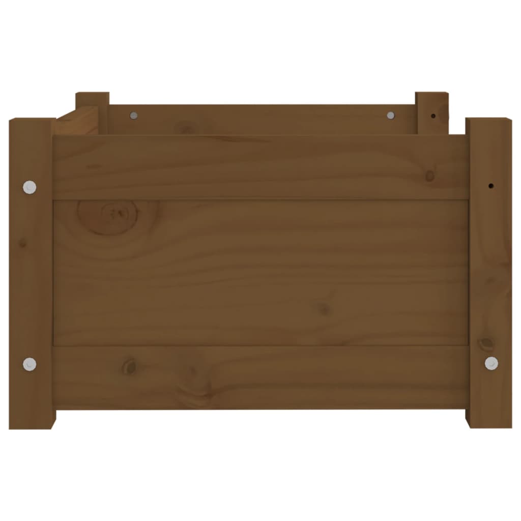 Vidaxl Dog Bed, Honey Brown, 55.5X45.5X28 Cm, Pine