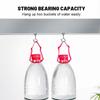 10/1Pcs Magnetic Hook Elastic Hook Press Household Magnetic Buckle Wholesale NdFeB Strong Magnet Keychain Magnet Hook Hardware