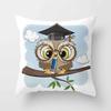 Cute Owl Cushion Covers  Comfortable Pillow Cover x Decorative Pillows For Sofa Bed Car Throw Home Decor