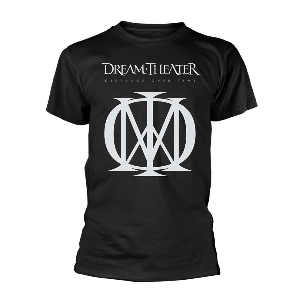 DREAM THEATER - DISTANCE OVER TIME (LOGO) BLACK T-Shirt, Front & Back Print X-La XL