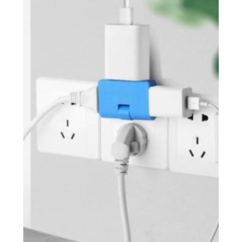 1/2/3/5 PCS One to Three 180-degree Multi-function Two-hole Ultra-thin Conversion Rotating Socket