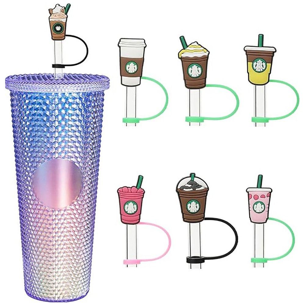 1/4Pcs BPA Free Drinking Straw Tips Cover Protectors Cap Straw Cap Durable Silicone Straw Cover