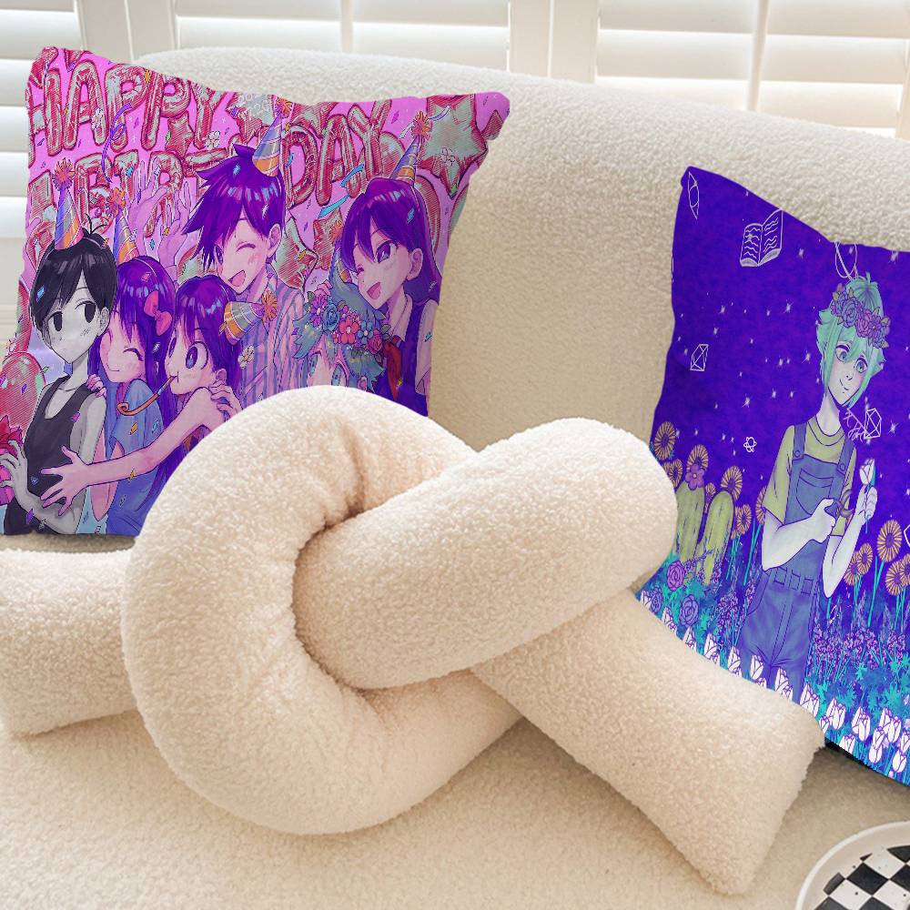 O-Omori Pillow Cover for Bedroom Room and Living Room Sofa Decorative Cushion Cover