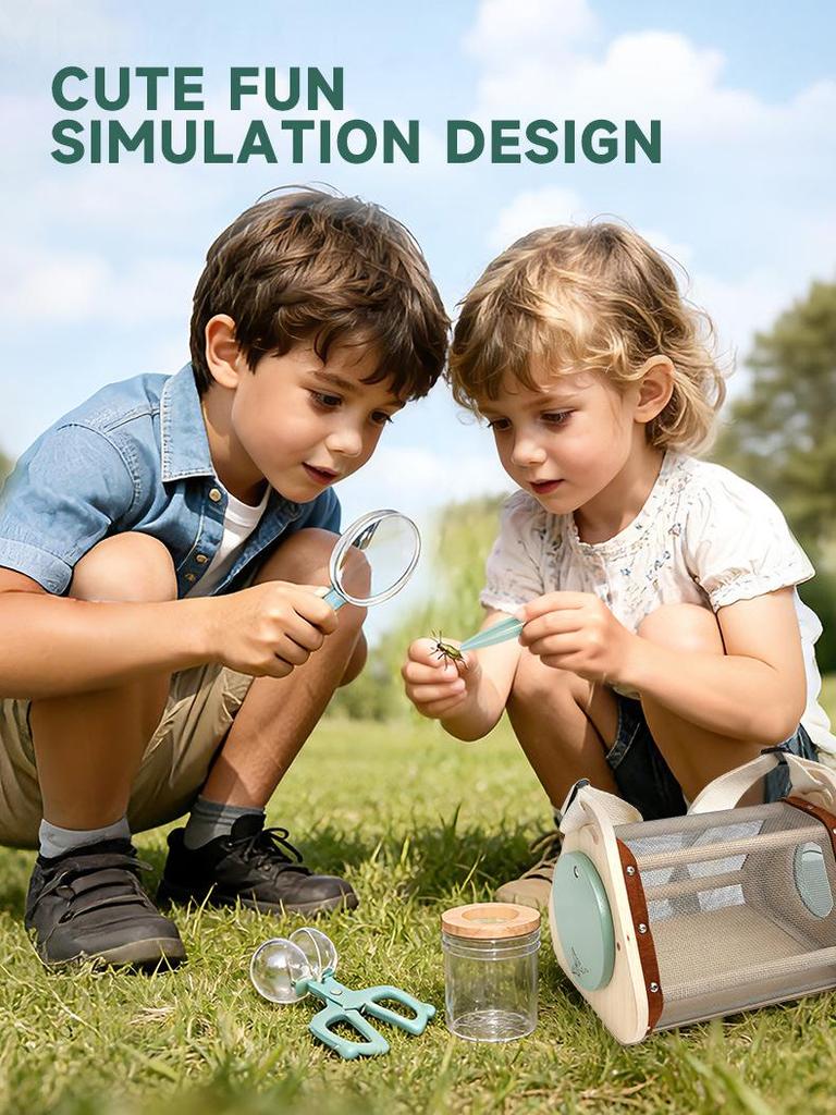 Kids' Outdoor Insect Exploration Kit: Bug Catching & Plant Observation Set for Young Scientists