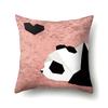 Polyester Pillow Case Automobile Decoration Home Printed Pillow Case Automobile Sofa Simple Waist Cushion Cover