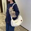 Shoulder Bag Men'S Trendy Brand Messenger Bag Retro Simple Canvas Bag Large Capacity Student Commuter Mailman Bag Women