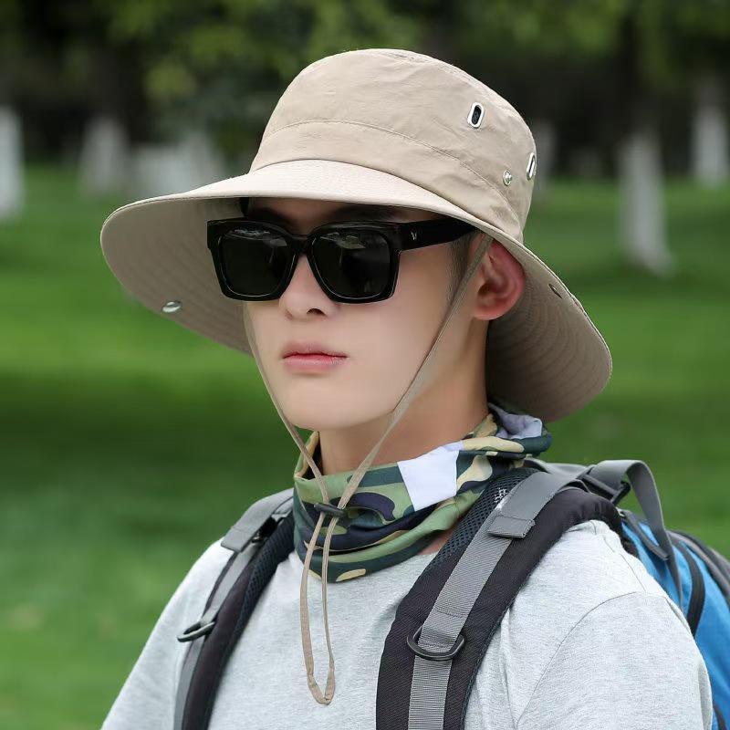 Unisex Outdoor Wide Brim Sun Protection Hat for Fishing and Mountaineering
