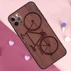 Wolf Bike Butterfly Wood Phone Case For iPhone 17 Pro Max 11 14 15 16 Pro Max Plus 13 12 Mini 16e 17 Air Back Cover