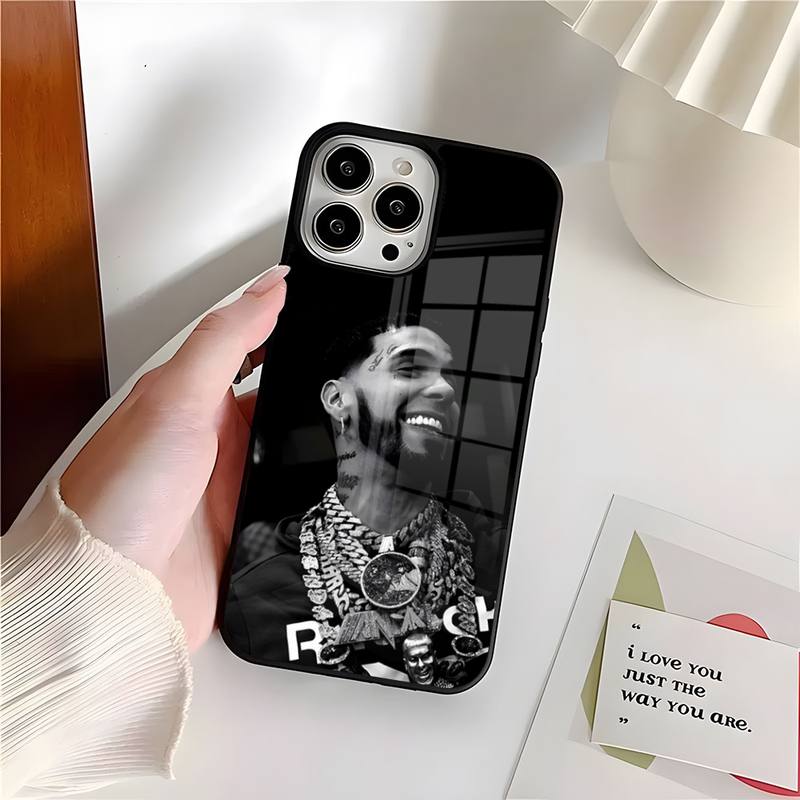 Rapper Anuel AA Phone Case PC+TPU For Apple Iphone 14 Pro 13 11 12 Mini 6 8 7 Plus X Xs XR Max Luxury Design Back Cover