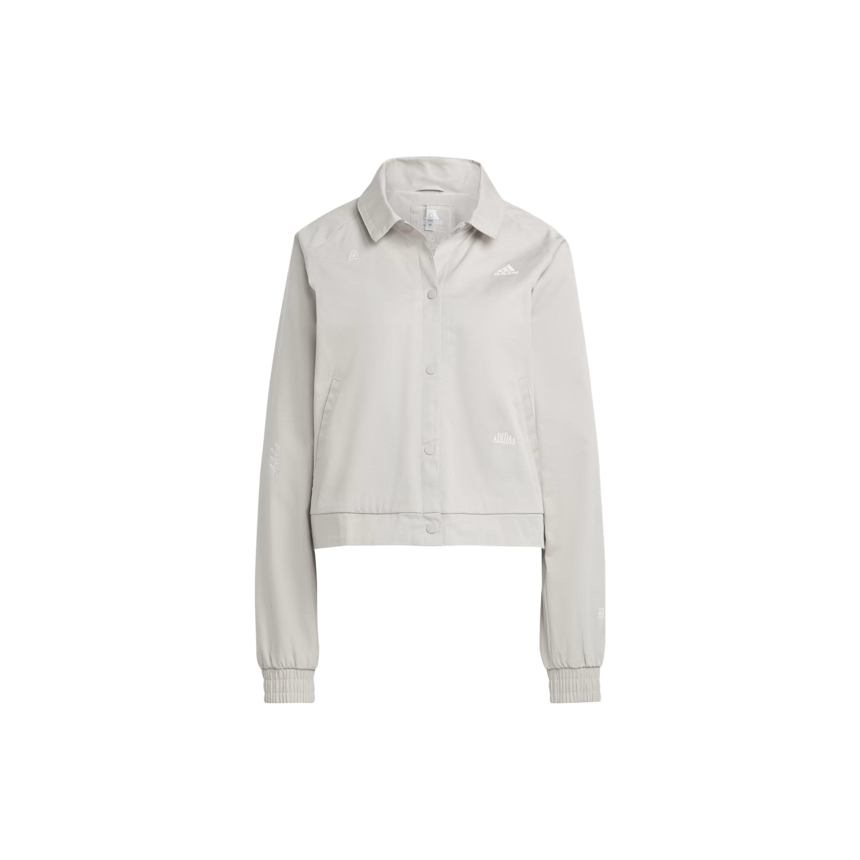 

Adidas Originals Healing Crystals Graphic Embroidery Track Top Women Light Taupe IC5713 XL
