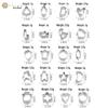 Stainless Steel Christmas Cookie Cutters, 20-Piece Mini Set for Baking and Vegetable Molds.