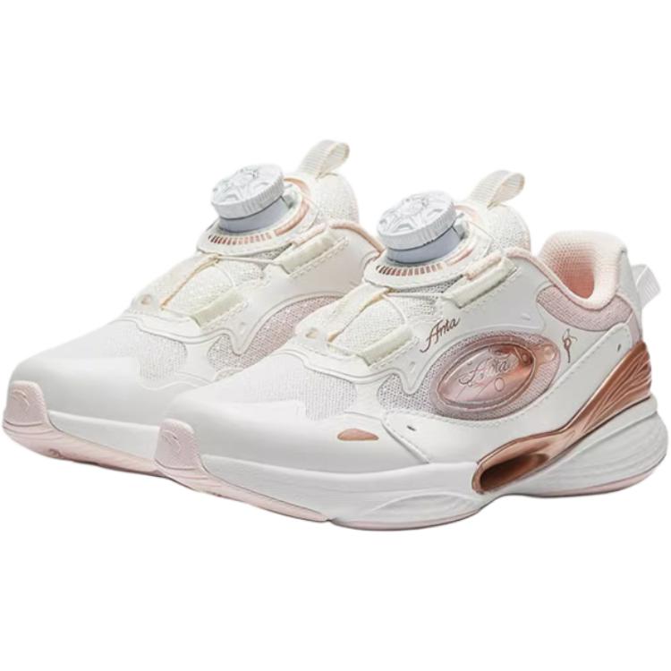 Anta Kids Comfortable Versatile Non-Slip Wear-Resistant Low-Top Running Shoes Kids sneaker White 322449905-3