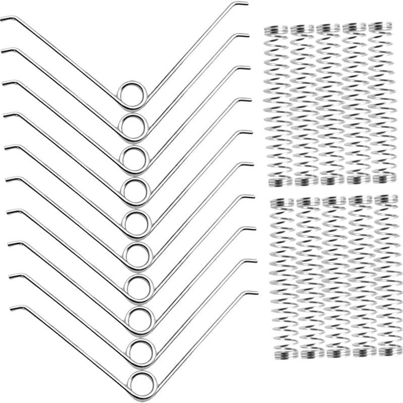 

AD23-20 шт. Запасные части для обрезки Металлические пружины для секатора Серебристая пружина для обрезки деревьев Пружина для садового секатора серебряный