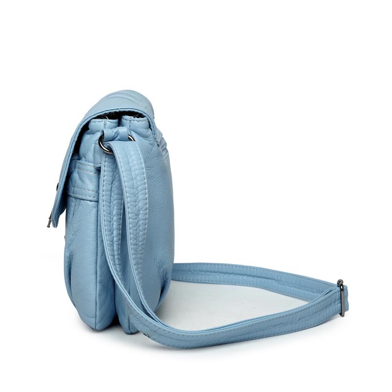 Elegant PU Leather Crossbody Bag for Women – Vintage-Style Design with Dual Zip Closure and Metal V Logo, Perfect for Daily Wear