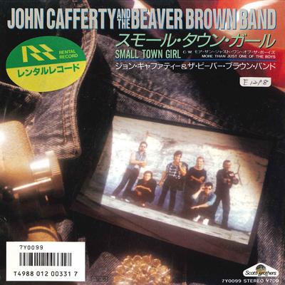 7inch Record JOHN CAFFERTY & THE BEAVER BROWN BA - Small Town Girl / More Than Just On 7Y0099 SCOTTI BROTHERS 1985 Japan Rock Used