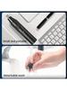 Black Electric Nose Hair Trimmers Ofer Low Noise High Torque,High Speed Motors for Washing Nose Hair for Both Men