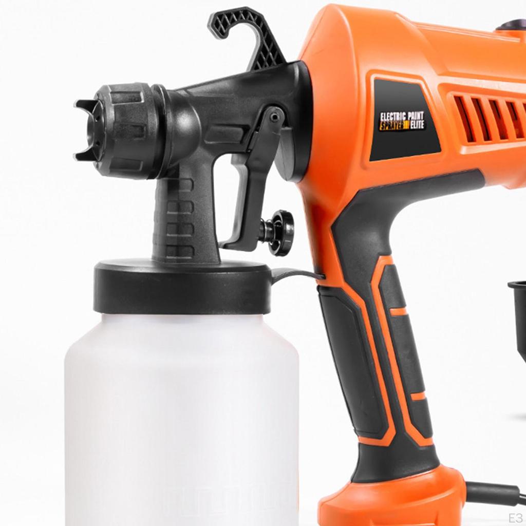800ml Paint Sprayer, 400W High Power HVLP Spray, 3 Patterns, Easy to Clean, for Furniture, Cabinets,