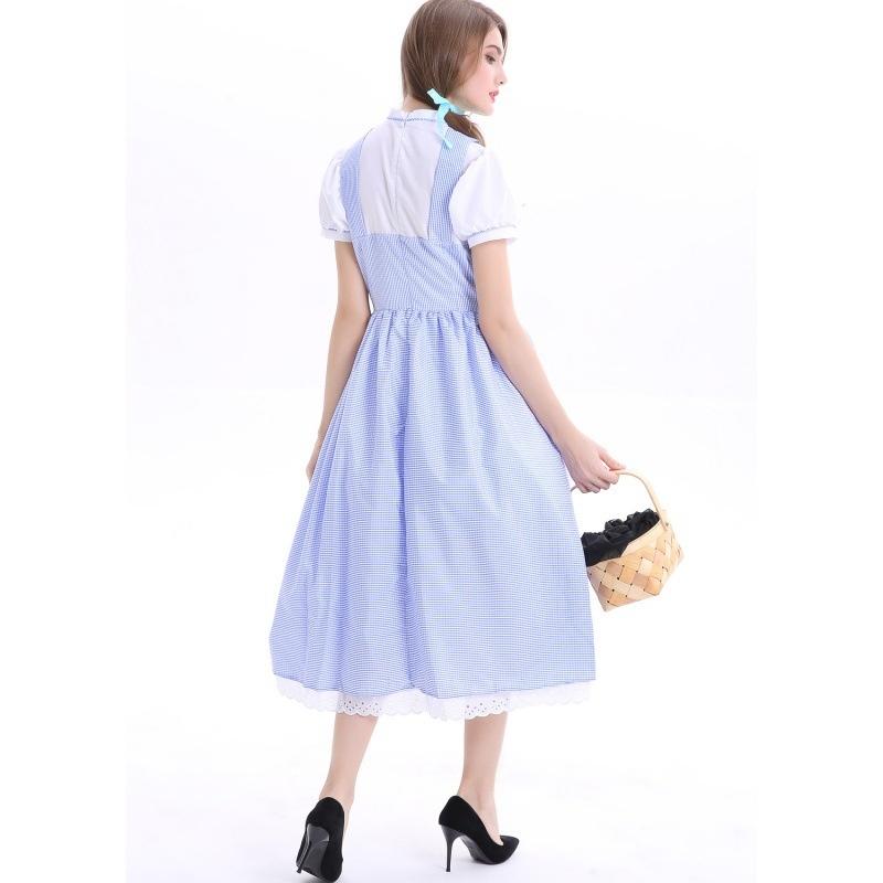 Alluring Plus Size Retro Farm Dress For Women Crafted From Highquality Cotton Blend For Fun Cosplay