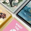 Customized DIY Frame Kit Gold Black Metal Aluminum Outer Frame and Wooden Inner Frame for Canvas Painting Gallery Home Decor