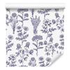 Blue Meadow Flowers Wallpaper for Living Room and Bedroom 50x1000