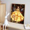 Disney Belle Diamond Painting: A Dreamy Fairy Tale Illustration 5D DIY Rhinestone Diamond Embroidery Cross Stitch Home and Wedding Decoration
