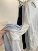 QFD-Irregular Drawstring Micro-Transparent Long Sleeve T-Shirt - Comfortable, Loose, Sun Protection Summer Cardigan