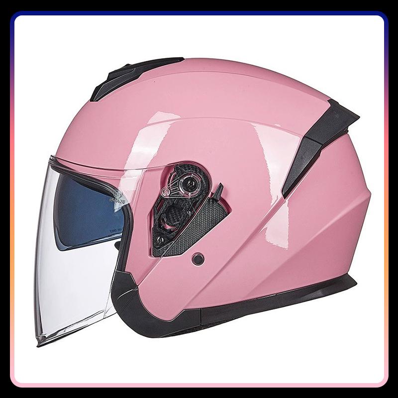 3/4 Open Face Motorcycle Helmets Racing Electric Jet Helmet Men Women Open Half Face Helmet Moto Street Four Seasons DOT