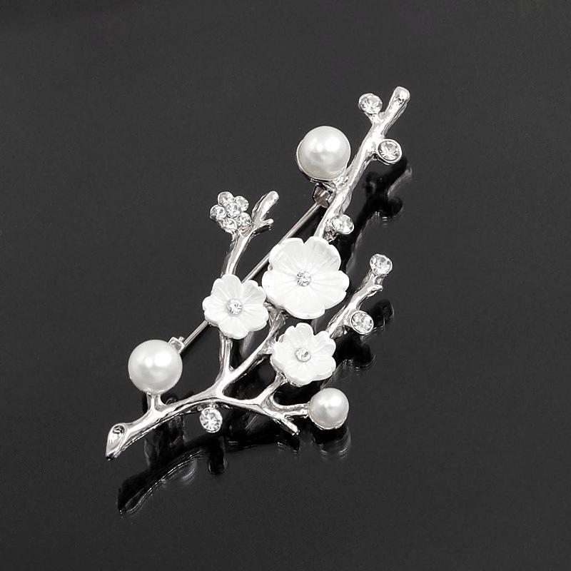 High-End Japanese-Korean Plum Blossom Brooch: Versatile Women s Lapel Pin