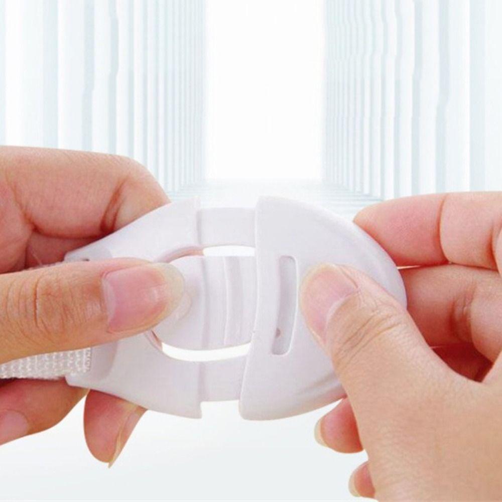 10PCS Durable Child Safety Cabinet Lock White Baby Safety Locks Kids Safety Door Lock Cupboard