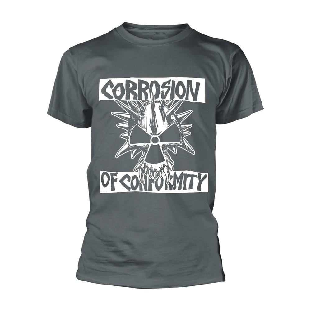 Corrosion Of Confirmity  Skull Logo  Grey T shirt - NEW Unisex T-Shirt XXXL