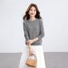 Shaxi Women's 100% Cashmere Embroidered Pullover Sweater