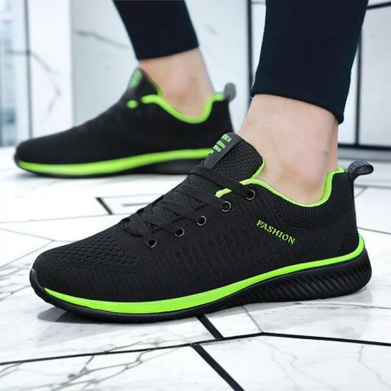 Erkek Büyük Beden Flyknit Günlük Spor Ayakkabıları - Çok Yönlü Koşu ve Spor Ayakkabıları