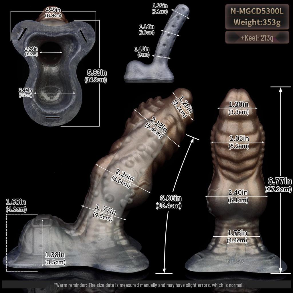 NNSX Leather Wolf Fang Mouthpiece & Lingerie Couple Set