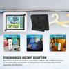 Indoor/outdoor Wireless Thermometer Large Colorful Screen Temperature Humidity Monitor Weather Station Clock