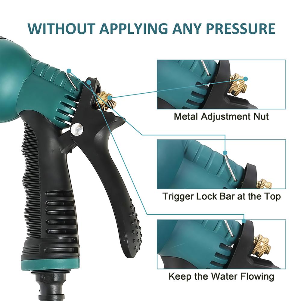 Garden High Pressure Water Gun Multi-function Hose Spraying Car Wash Sprayer Garden Watering Tools Car Wash Water Gun Heads