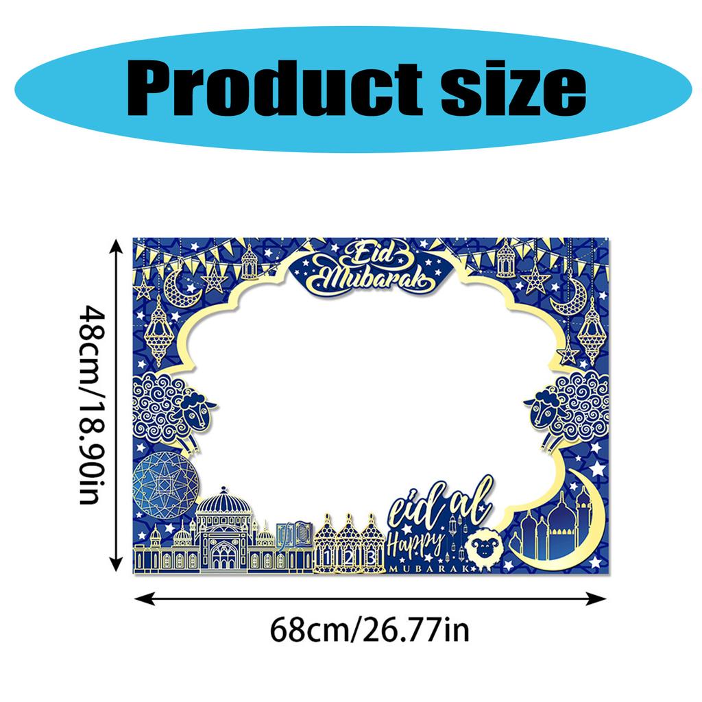 Vibrant 2025 Ramadan Party Photo Frame Bright And Colorful 2025 Ramadan Photo Frame Properties Accessory For Parties
