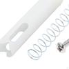 Replacement Pack Metal Plastic Replace Fit for Sliding Screen Door Guide