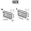 Household Bathroom Storage Basket Iron Wire Cling Film Storage Rack  Food Storage