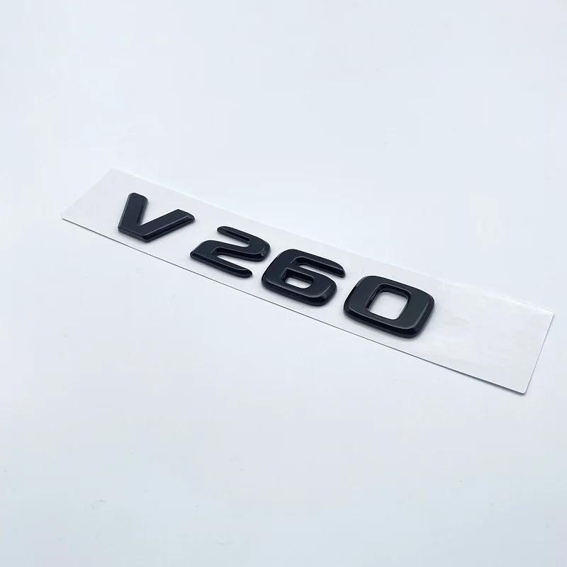 3D Letters V260L V220d V250d V300d NIGHT EDITION Emblem for Mercedes Benz V W447 Car Fender Badge Trunk Nameplate Logo Sticker