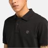Timberland Casual Business Breathable Embroidered Logo Short Sleeve Polo Shirt Men Tops Black A6943001