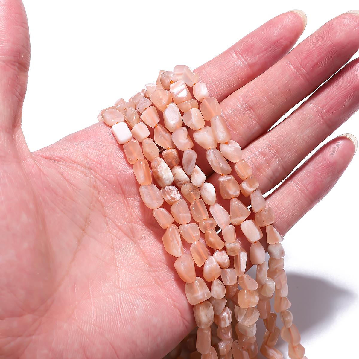 

5-8 мм/7-10 мм натуральный камень неправильной формы, бусины из розового кварца, аметисты, агаты для изготовления ювелирных изделий своими руками Sunstone 5-8mm