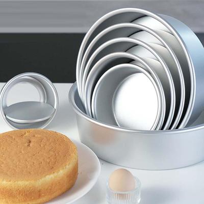 Cake Mold Adjustable Bottom Solid Bottom, Aluminum Alloy Thickened Baking Shop Household Circular Baking Mold