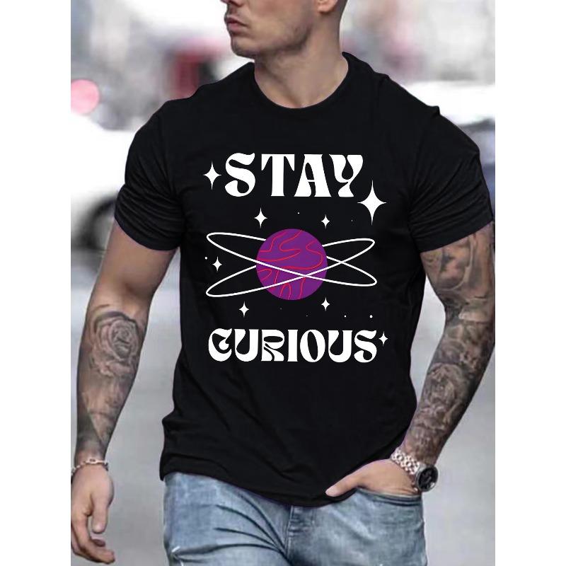 

European size Men S Summer Casual Crew Neck T-Shirt, 100% Cotton Knit Fabric, Slight Stretch, Regular Fit 4XL чорний